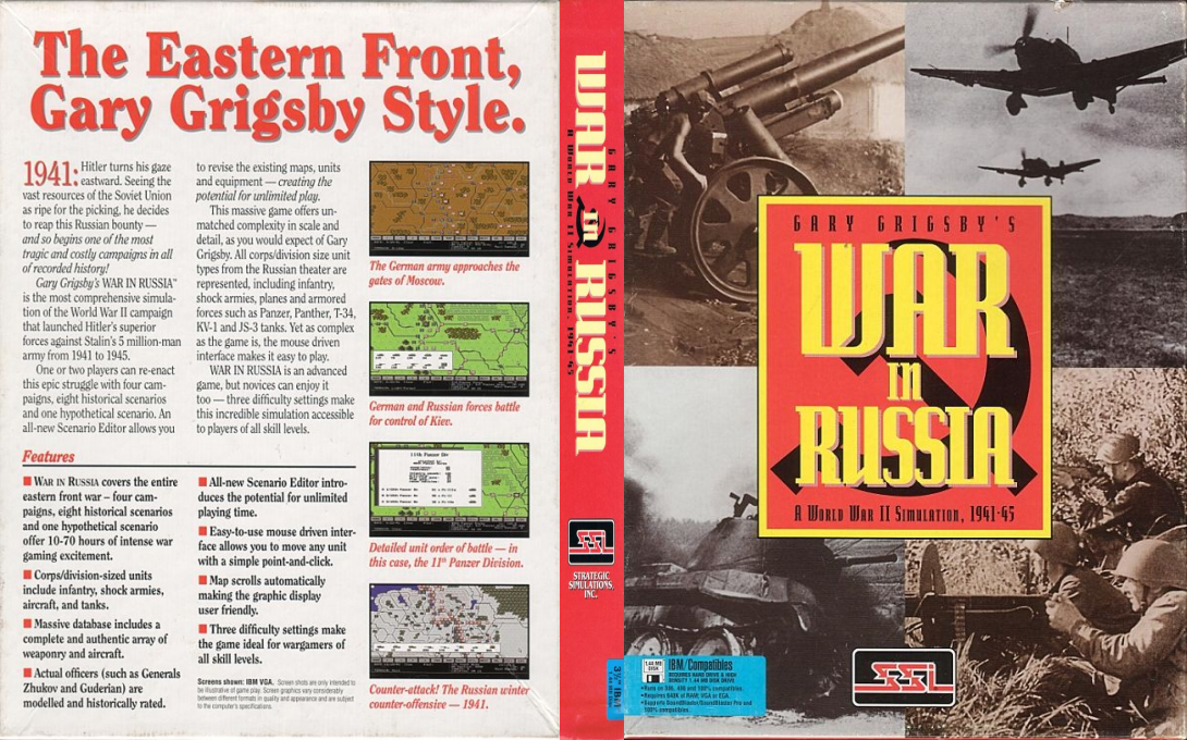 Gary Grigsby's War In Russia — box-texture (US)