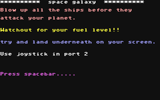 Space Galaxy — sstitle (WOR)