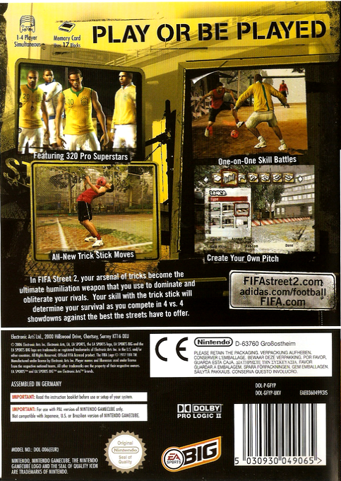 FIFA Street 2 — box-2D-back (EU)