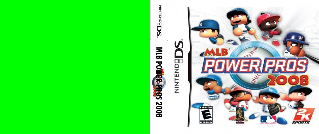 Mlb Power Pros 2008 — box-texture (US)