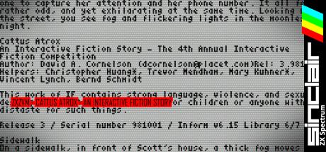 ZxZvm - Cattus Atrox - An Interactive Fiction Story — steamgrid