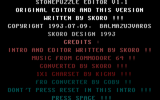 Stonepuzzle Editor v1.1 — sstitle (EU)