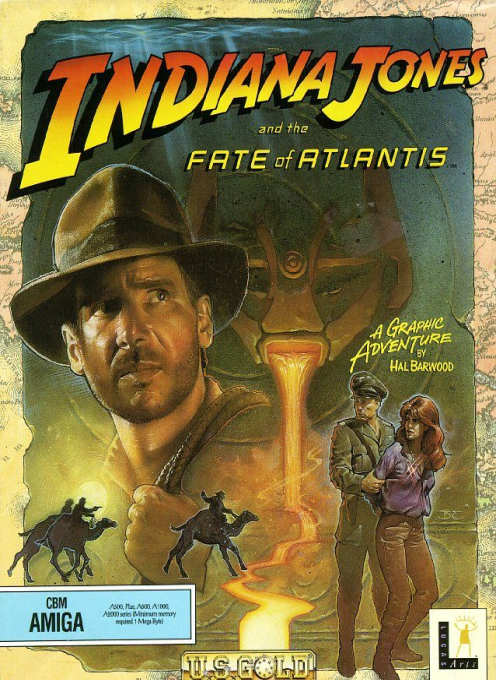 Indiana Jones and the Fate of Atlantis - A Graphic Adventure box art
