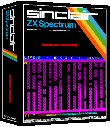 El Chatarrero Galactico 3: Labyrinths of Falken — box-3D (SS)