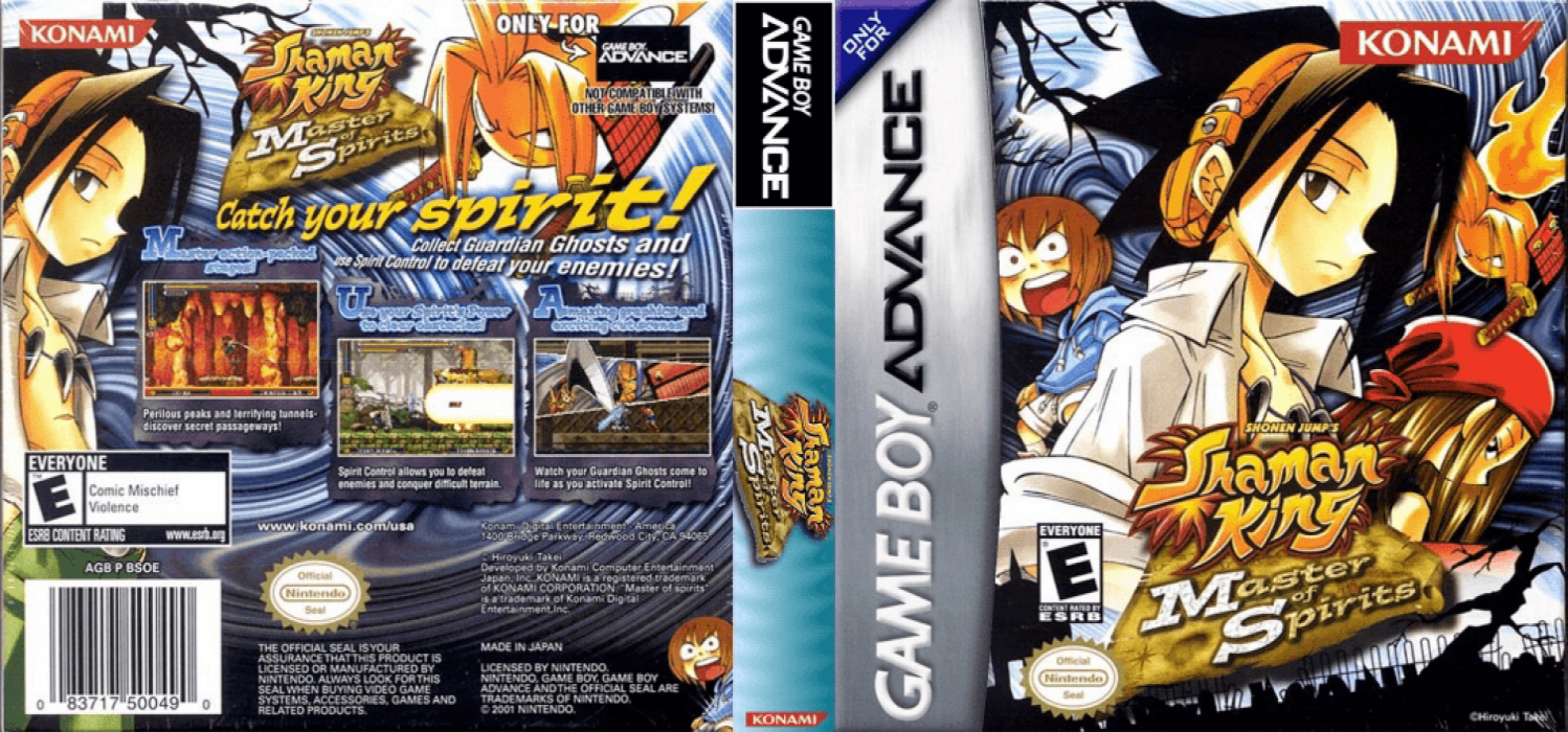 Shaman King - Master Of Spirits — box-texture (US)