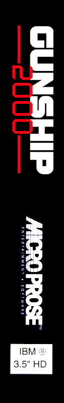 Gunship 2000 — box-2D-side (EU)