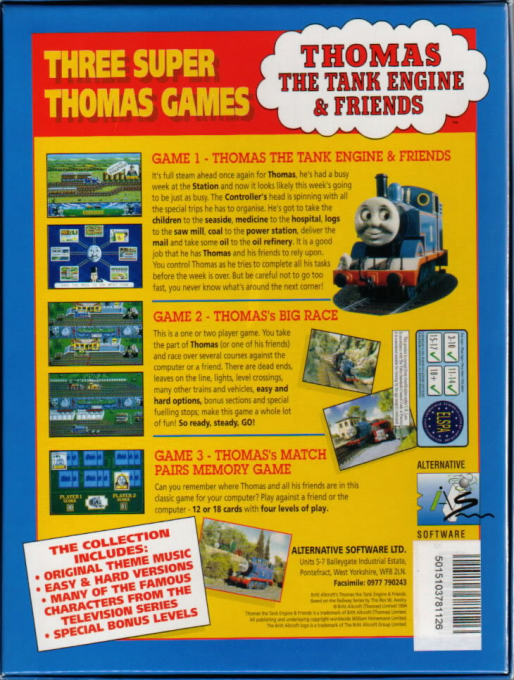 Thomas The Tank Engine And Friends - The Collection — box-2D-back (EU)