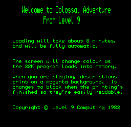 Colossal Adventure — sstitle (EU)