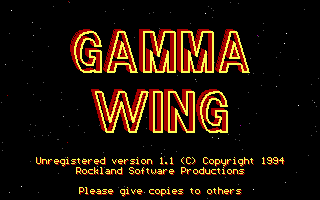 Gamma Wing box art