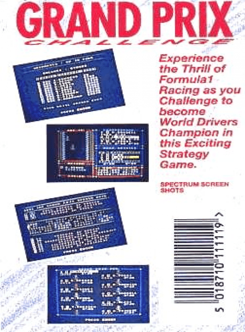 Grand Prix Challenge — box-2D-back (WOR)