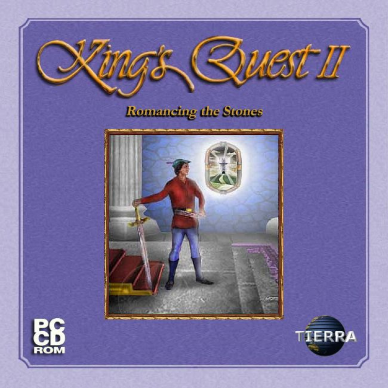 King's Quest 2 - Romancing the Stones box art