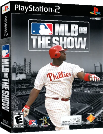 MLB 08 - The Show — box-3D (US)