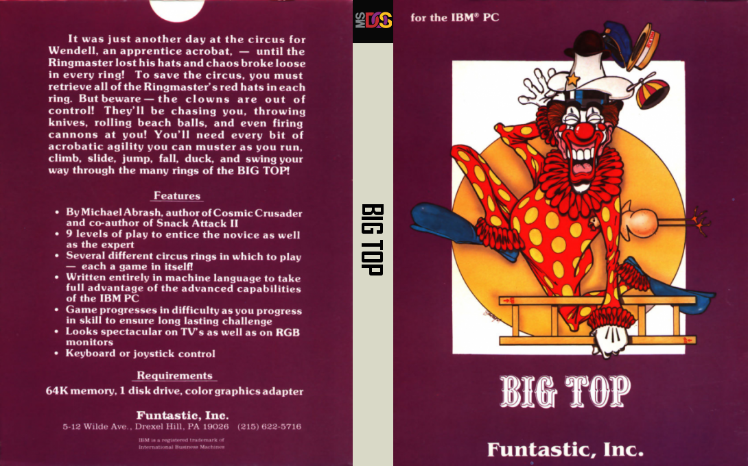 Big Top — box-texture (US)