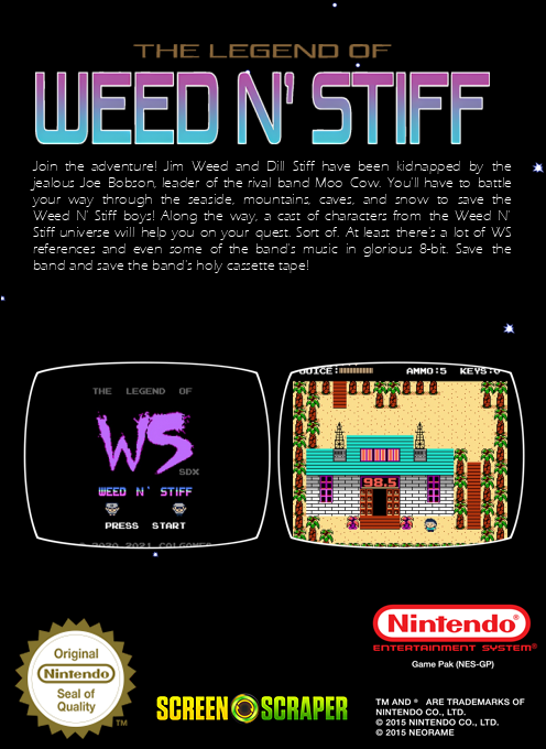 The Legend of Weed N' Stiff — box-2D-back (SS)