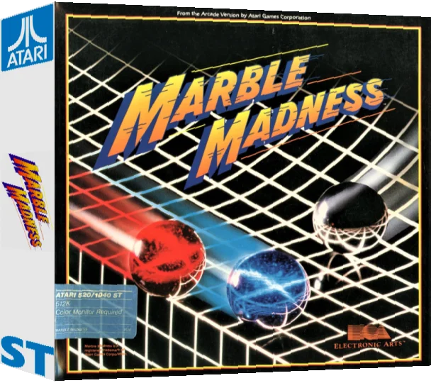 Marble Madness — box-3D (US)