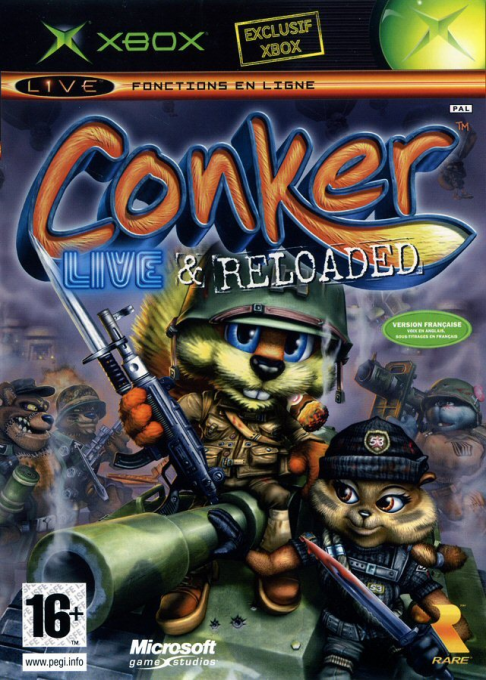 Conker - Live & Reloaded — box-2D (FR)