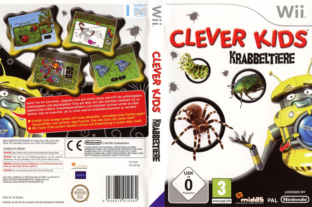 Clever Kids - Creepy Crawlies — box-texture (DE)
