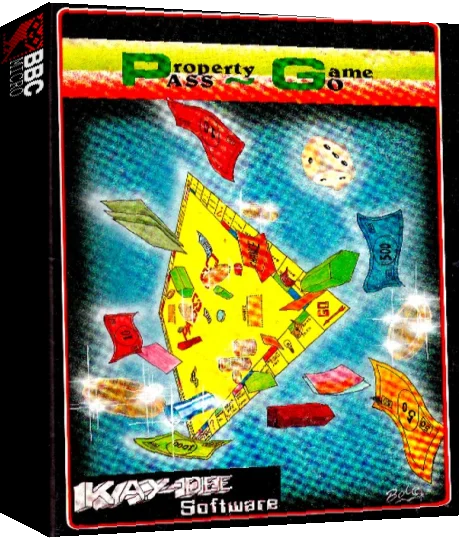 Pass Go - Property Game — box-3D (EU)