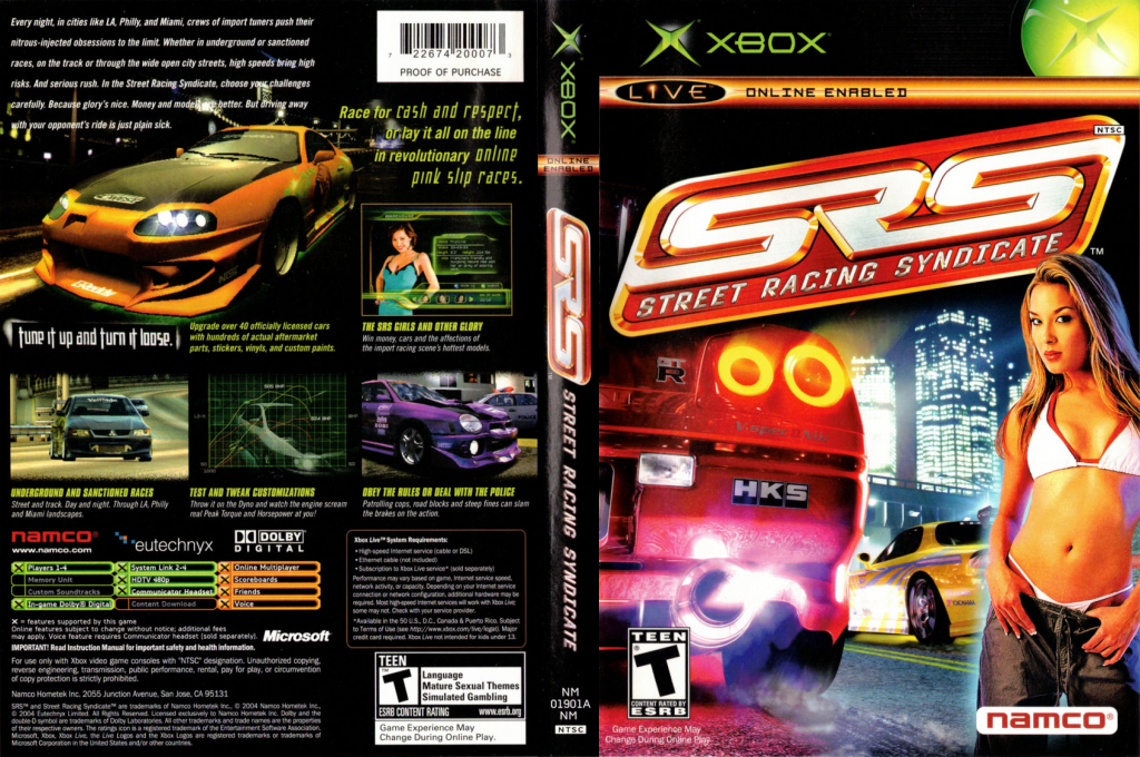 Street Racing Syndicate — box-texture (US)