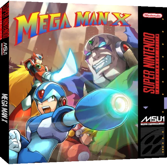 Mega Man X — box-3D (US)