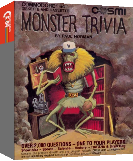 The Trivia Monster — box-3D (US)