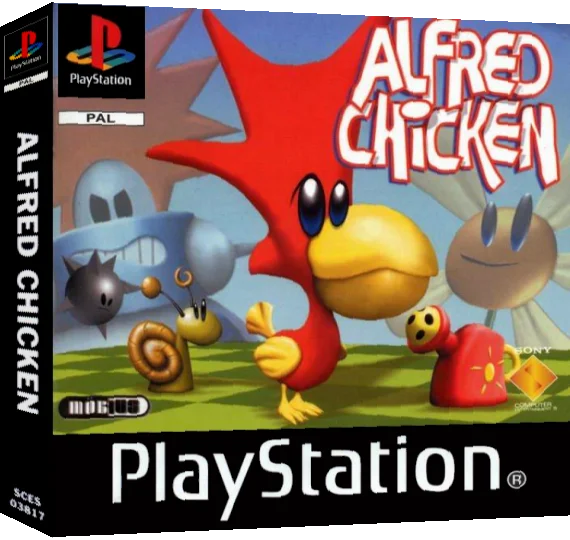 Alfred Chicken — box-3D (EU)