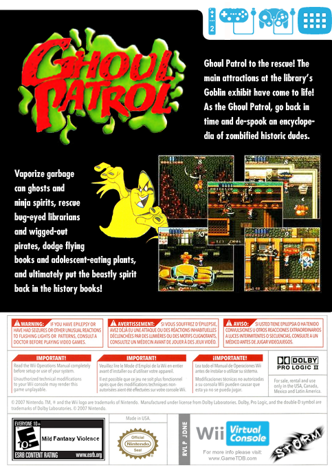 Ghoul Patrol — box-2D-back (US)