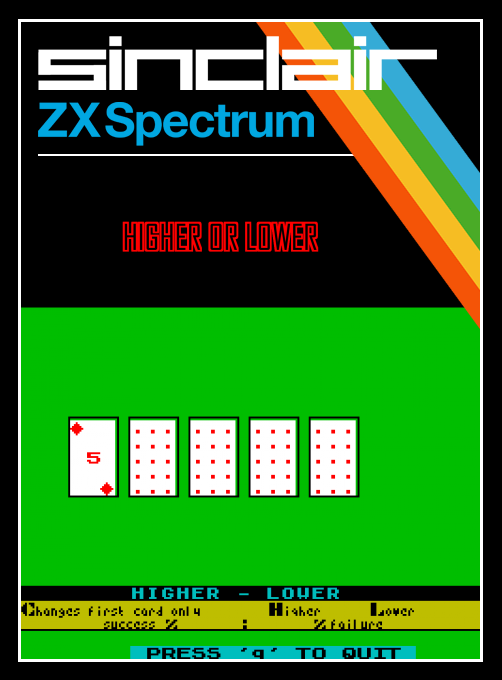 Higher Or Lower box art