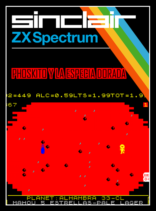 Phoskito y la Especia Dorada box art