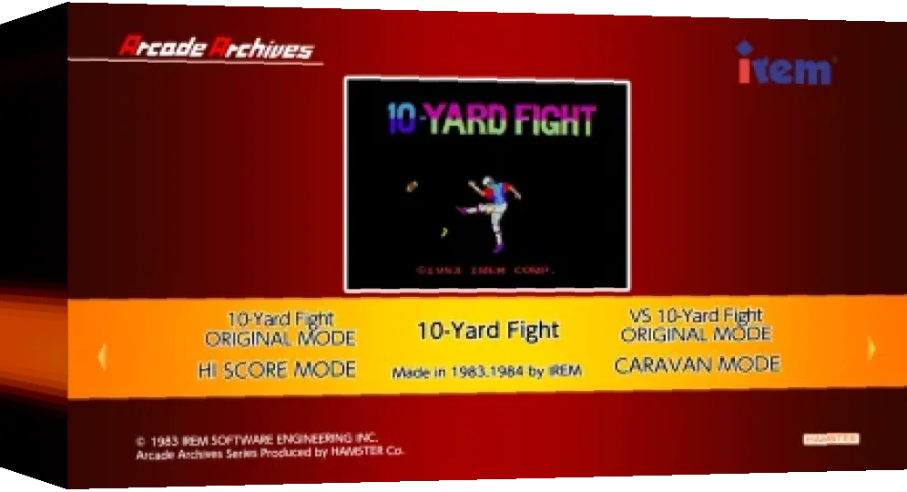 Arcade Archives 10-yard Fight — box-3D (WOR)