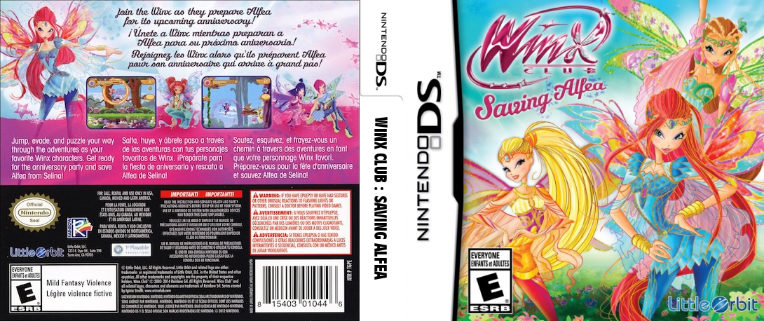 Winx Club - Saving Alfea — box-texture (US)