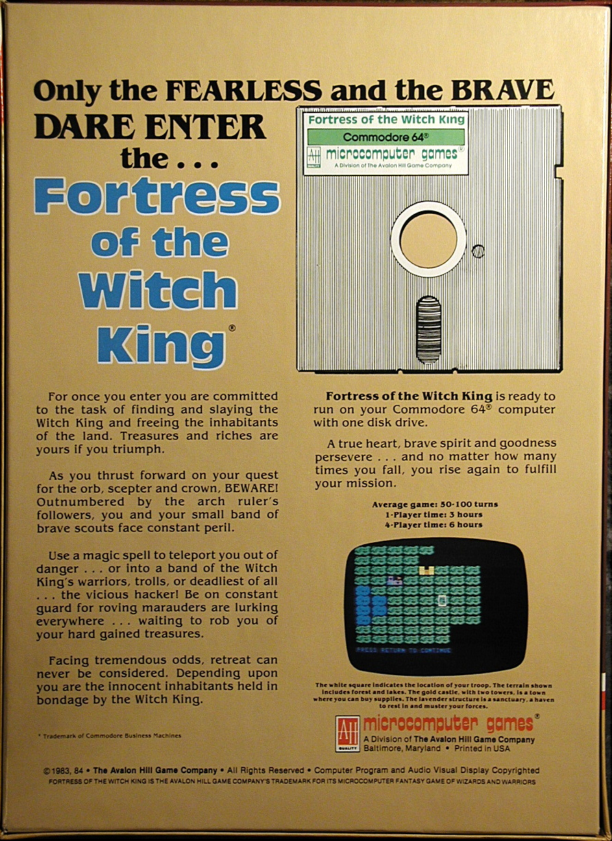 Fortress of the Witch King — box-2D-back (US)