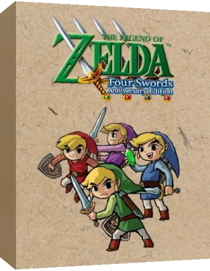 Legend of Zelda, The - Four Swords Anniversary Edition — box-3D (WOR)