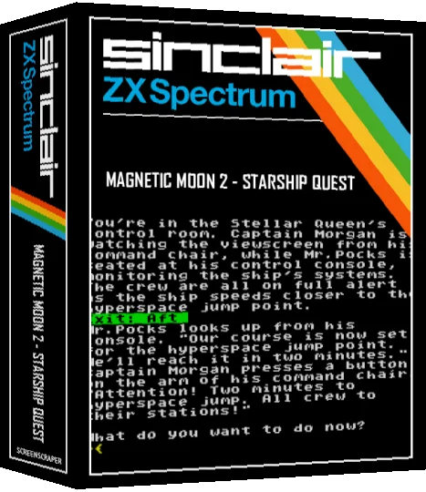 Magnetic Moon II - Starship Quest — box-3D (SS)