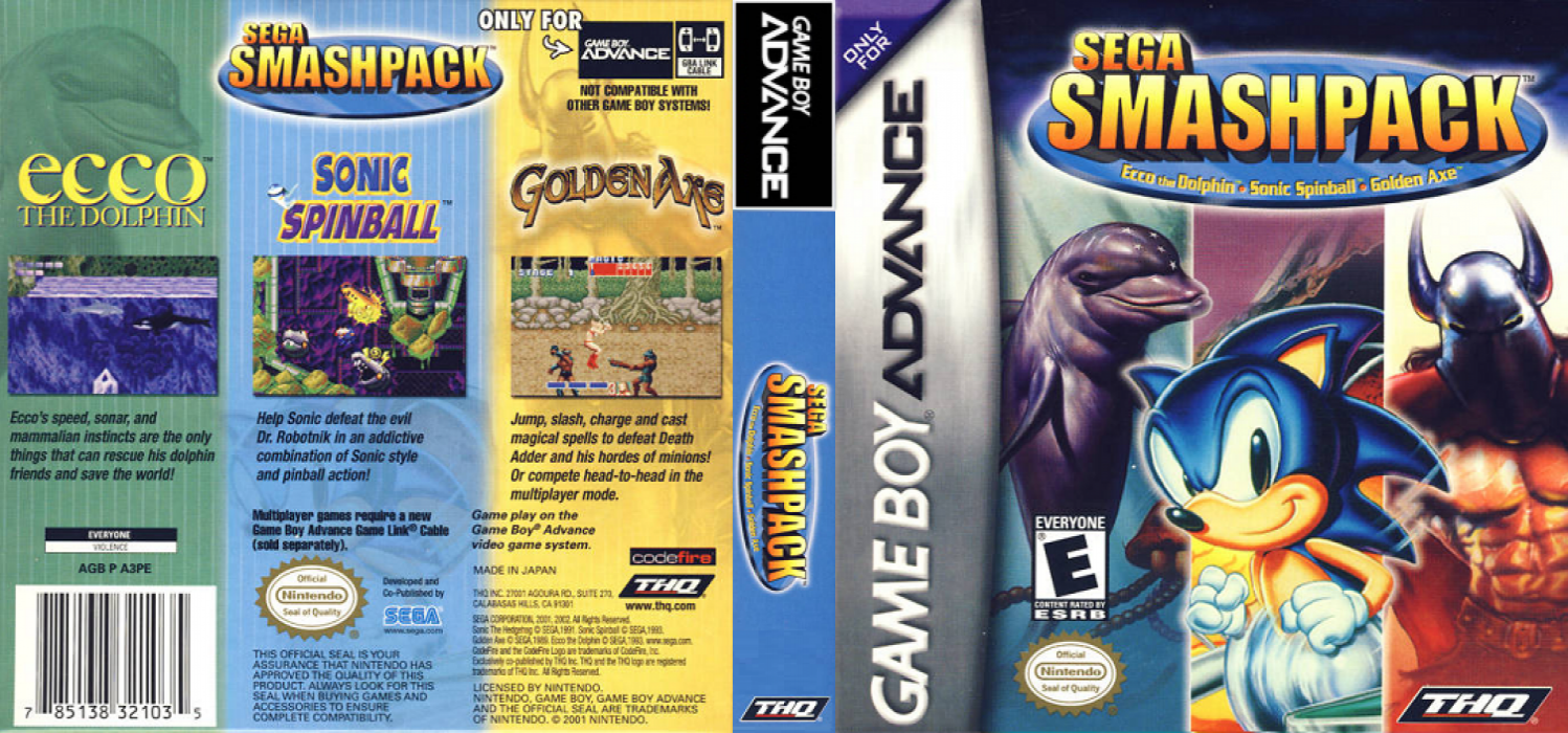 Sega Smashpack — box-texture (US)