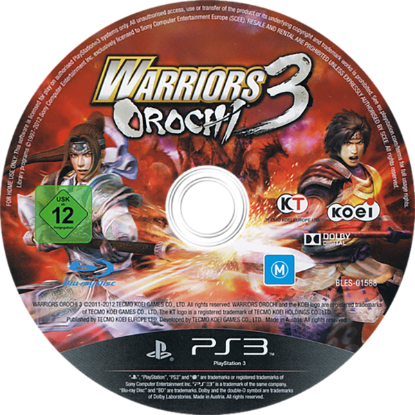 Warriors Orochi 3 — support-texture (EU)
