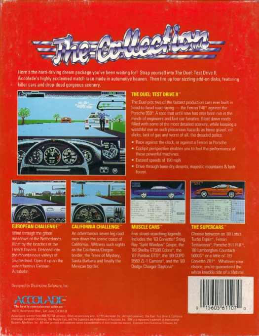 Test Drive 2 - The Collection — box-2D-back (US)