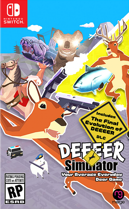 DEEEER Simulator - Your Average Everyday Deer Game box art