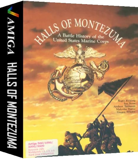Halls of Montezuma - A Battle History of the U.S. Marine Corps — box-3D (EU)