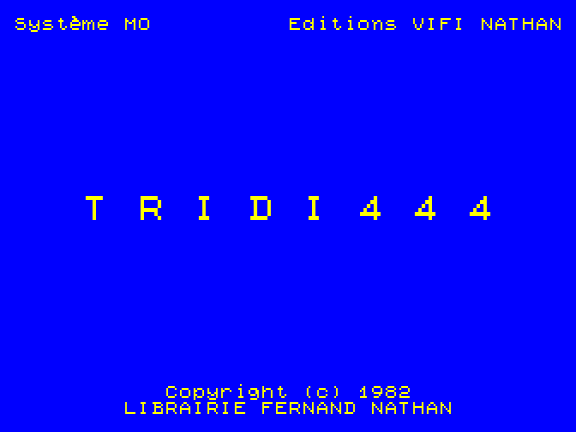 Tridi444 — sstitle (WOR)