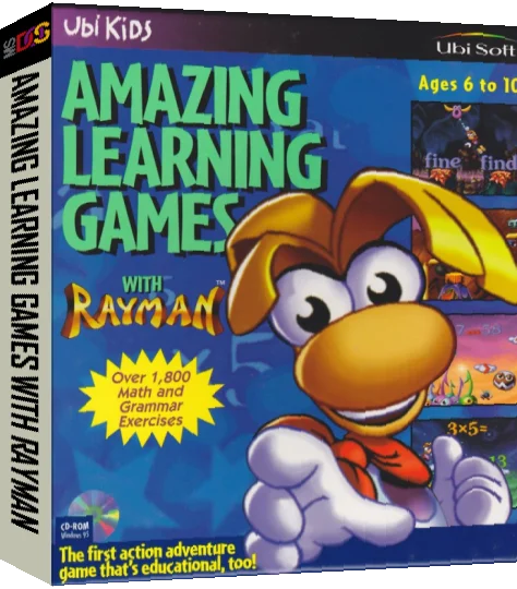 Amazing Learning Games With Rayman — box-3D (US)