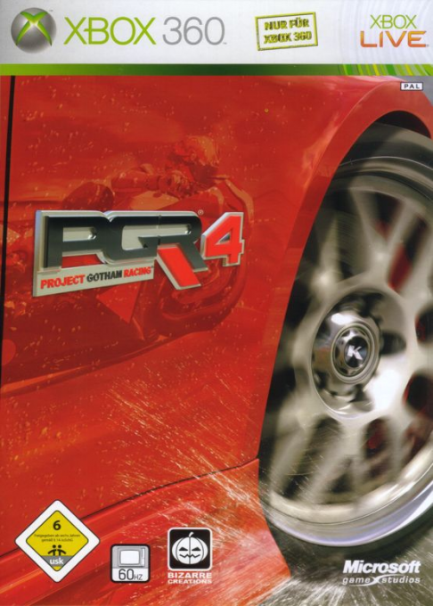 Project Gotham Racing 4 — box-2D (DE)