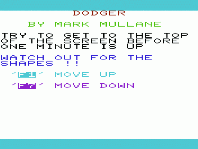 Dodger — sstitle (WOR)