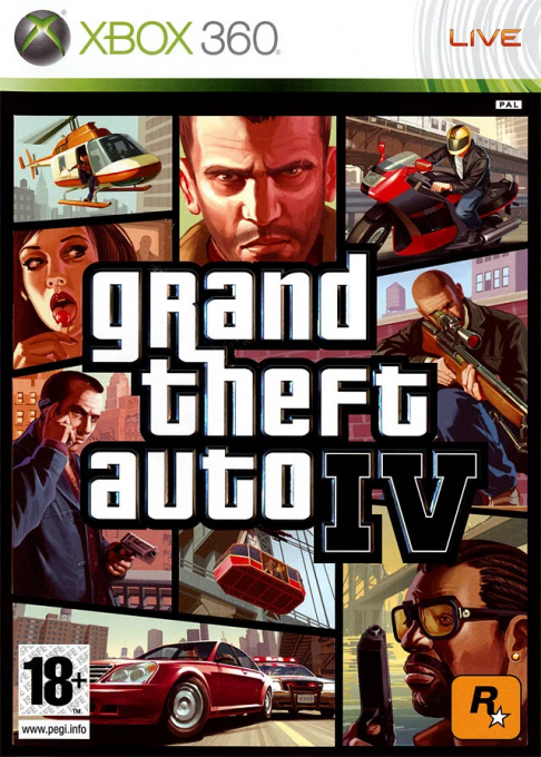 Grand Theft Auto IV — box-2D (EU)