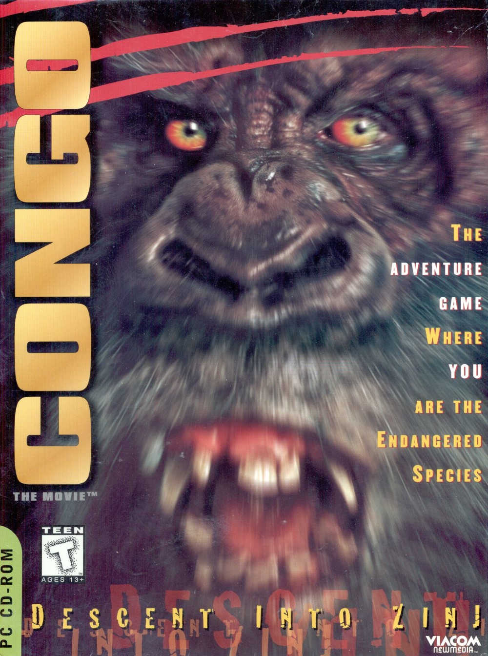 Congo: The Movie - Descent into Zinj box art