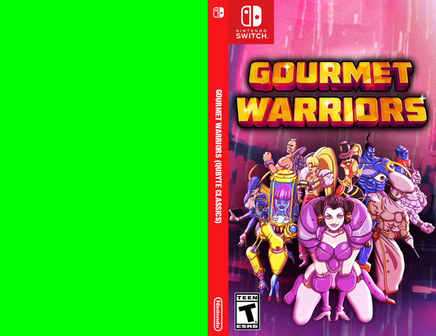 Gourmet Warriors — box-texture (US)