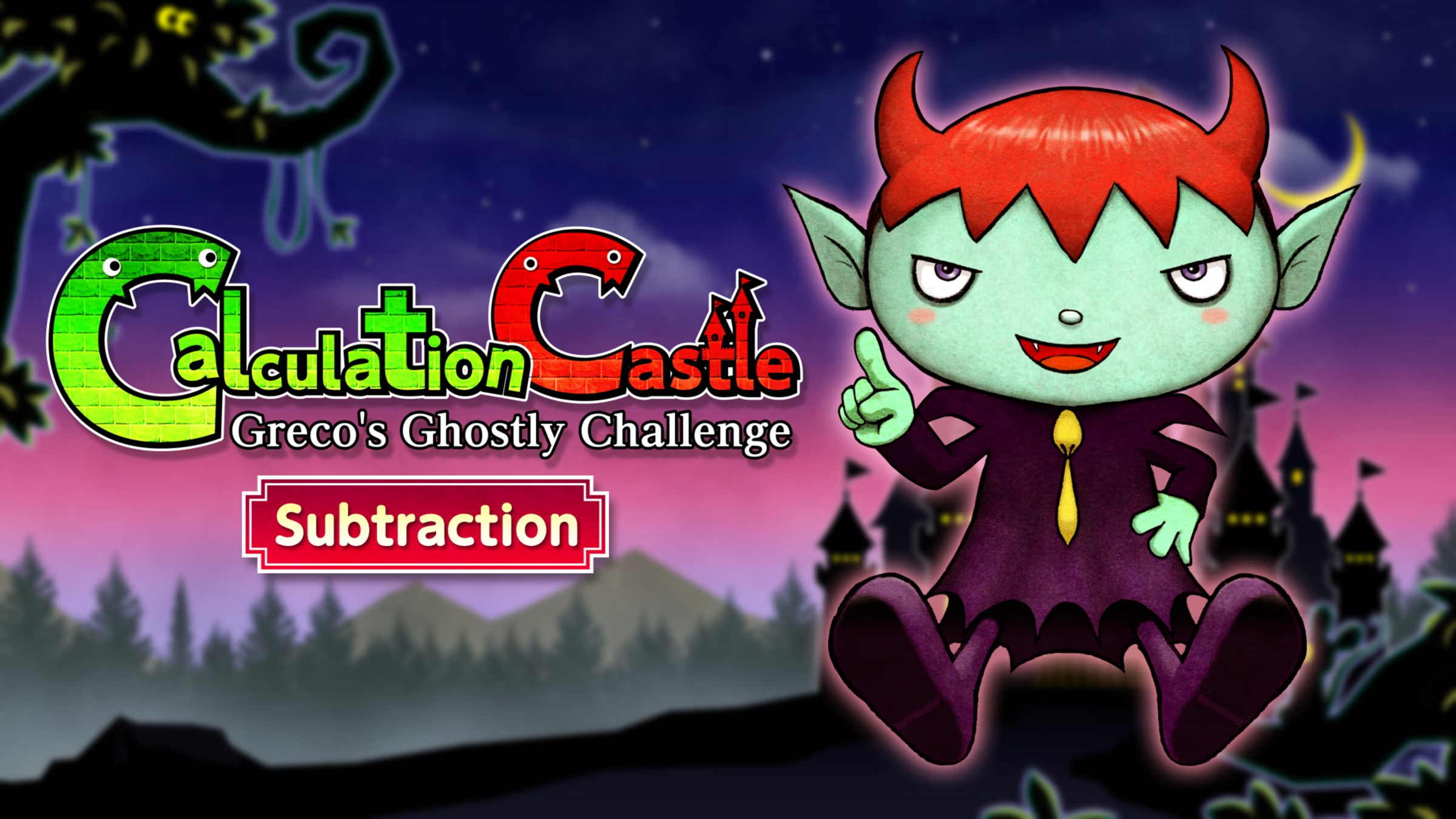 Calculation Castle - Grecos Ghostly Challenge Subtraction — sstitle (WOR)