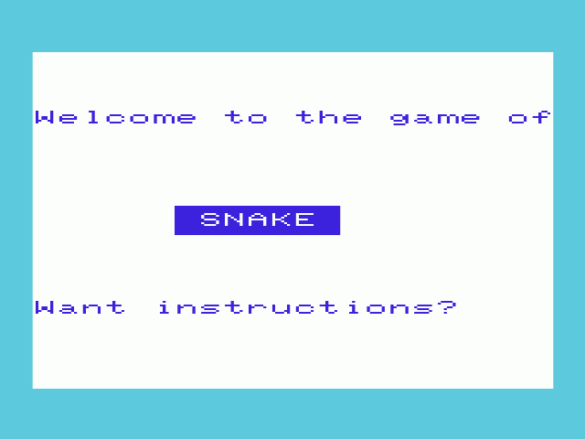 Snake — sstitle (WOR)