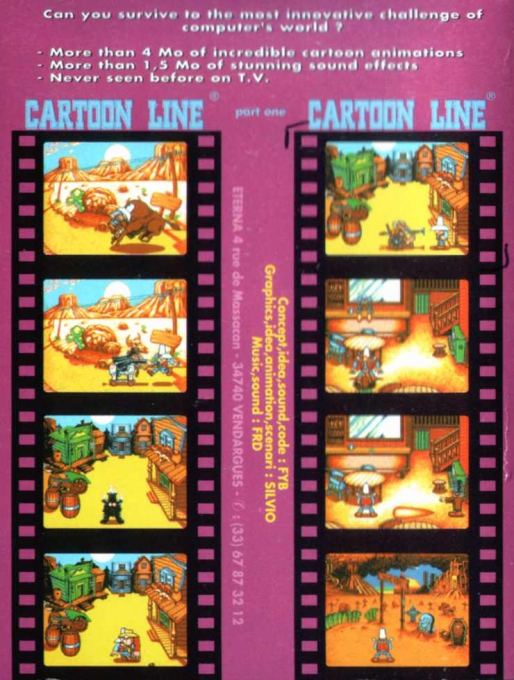 Cartoon Line: Part One — box-2D-back (UK)