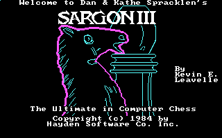 Sargon 3 — sstitle (US)